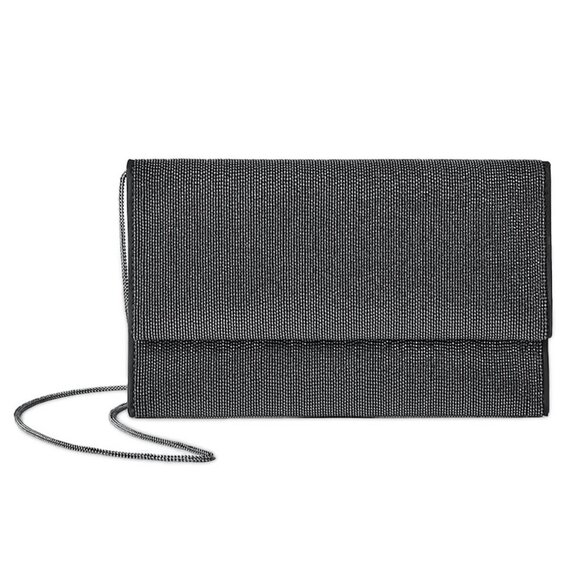 Brunello Cucinelli Monili Crossbody City Bag Gunmetal Clutch Precious New $3895 - Picture 9 of 10
